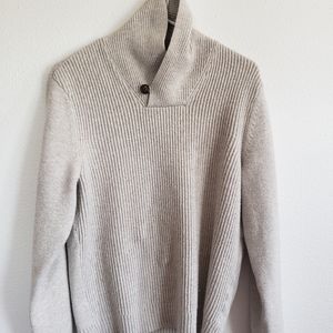 Old Navy Tan Half Turtle Neck Sweater